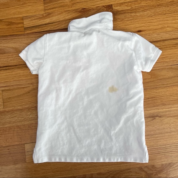 Zara boys white polo shirt with short sleeve. Size 6 - Picture 2 of 7